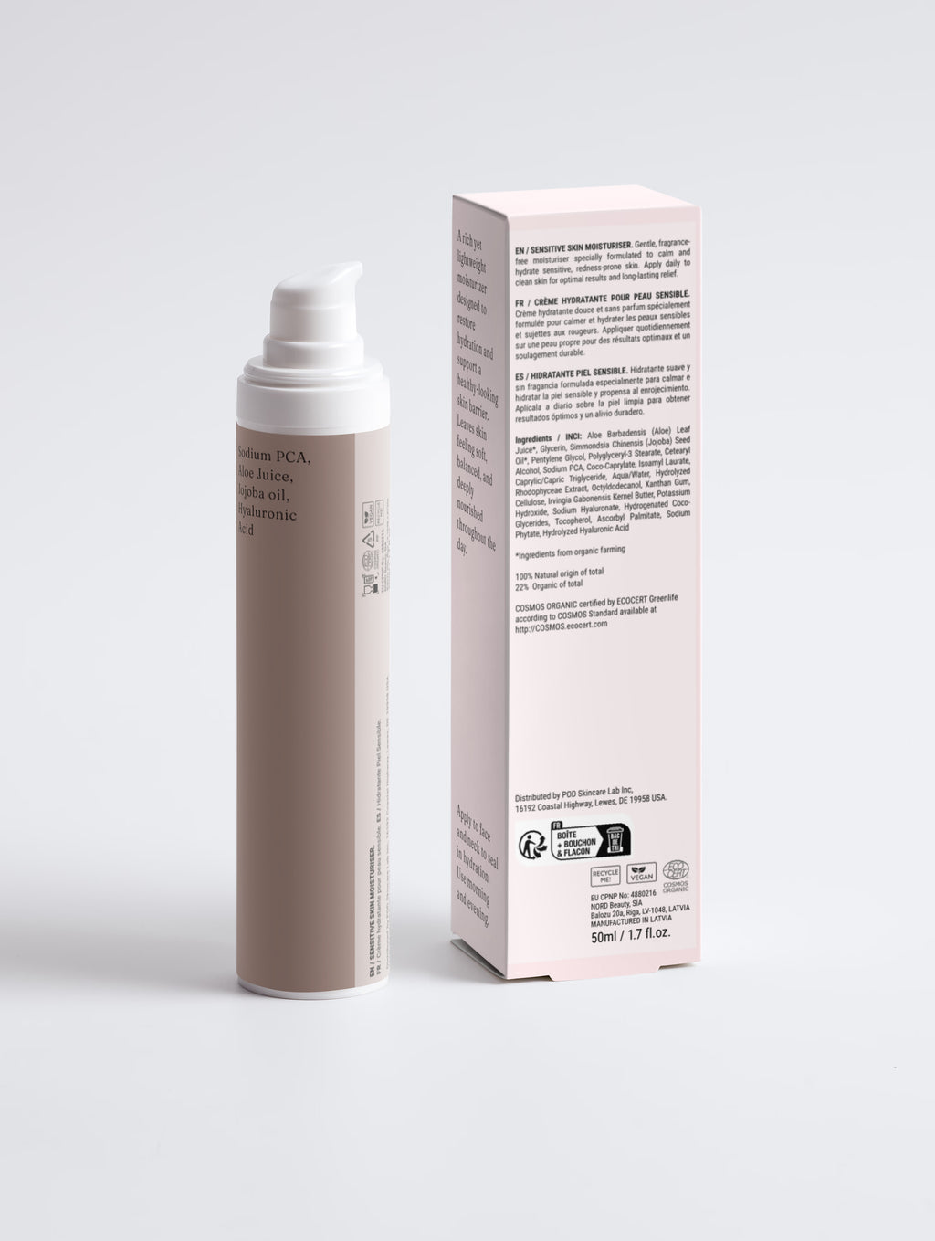 Sensitive Skin Moisturiser, Fragrance Free