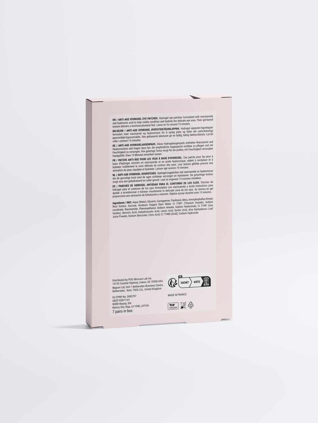 Anti-Age Hydrogel Eye Patches