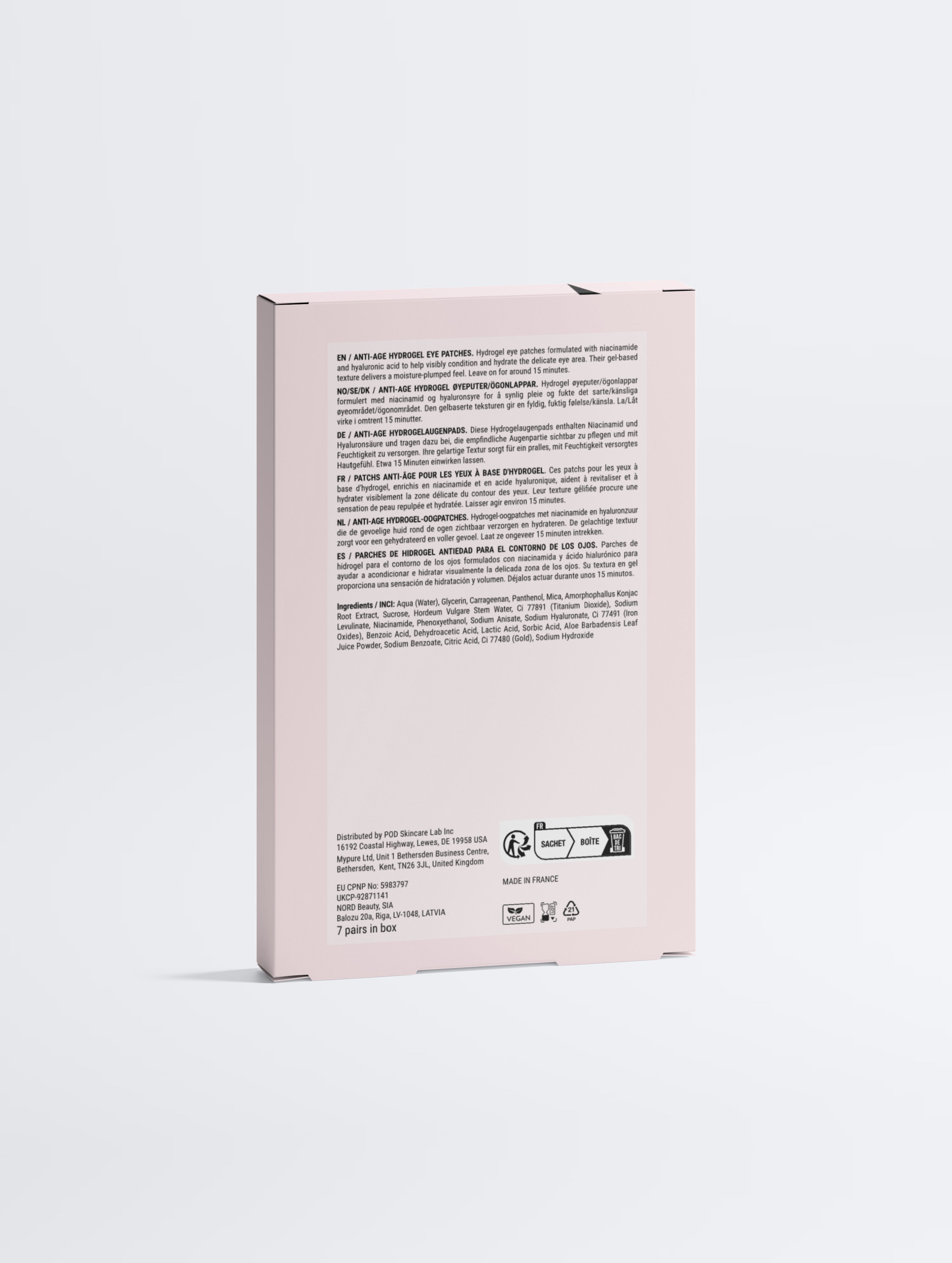 Anti-Age Hydrogel Eye Patches